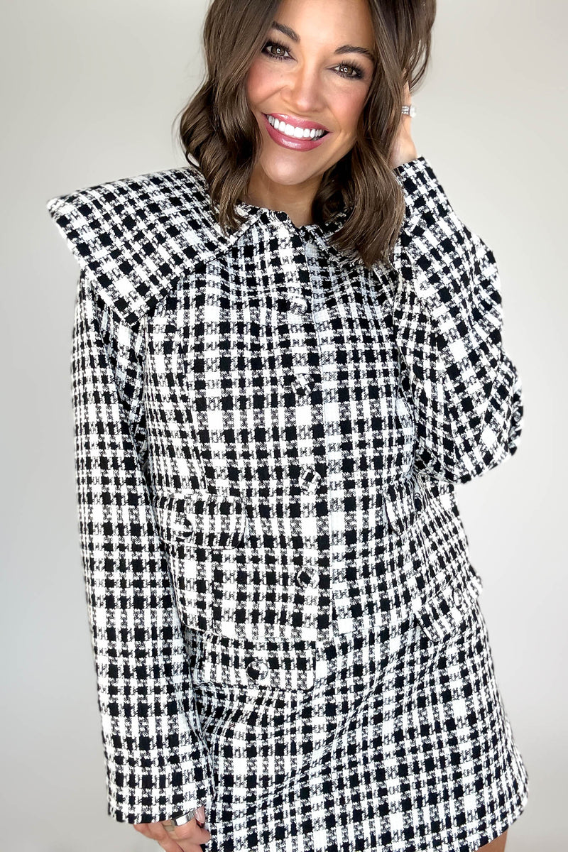 Mable Tweed Peter Pan Collar Jacket