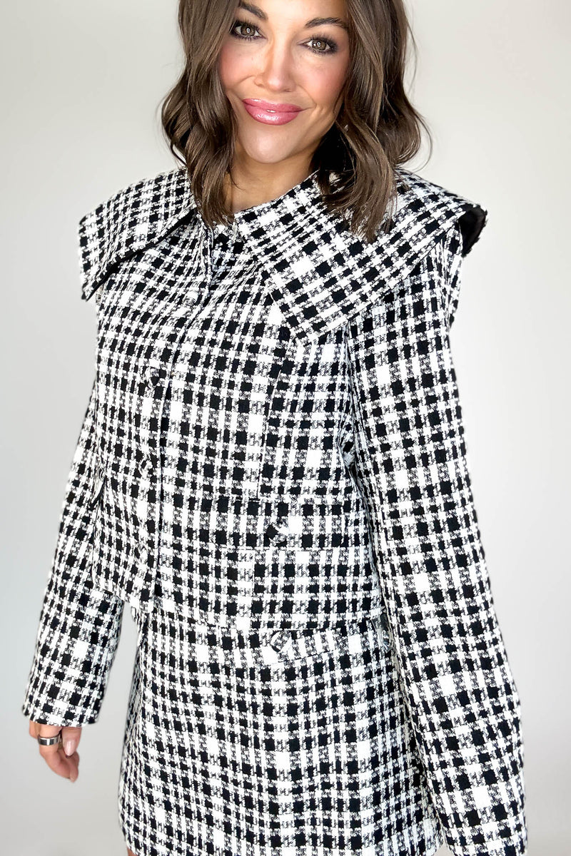 Mable Tweed Peter Pan Collar Jacket