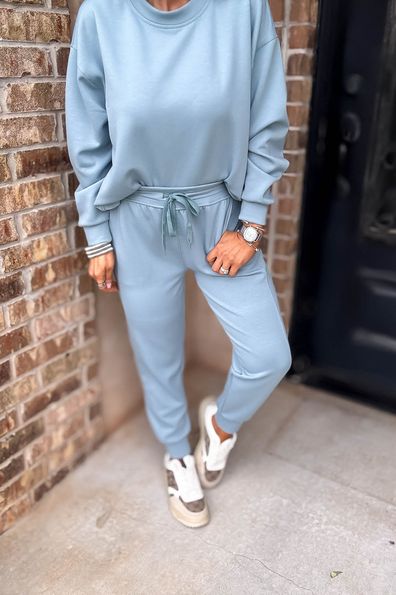 Scuba Blue Grey Jogger