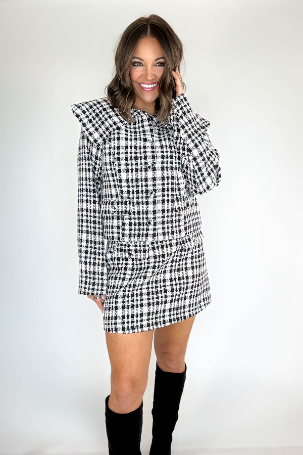 Mable Tweed Peter Pan Collar Jacket