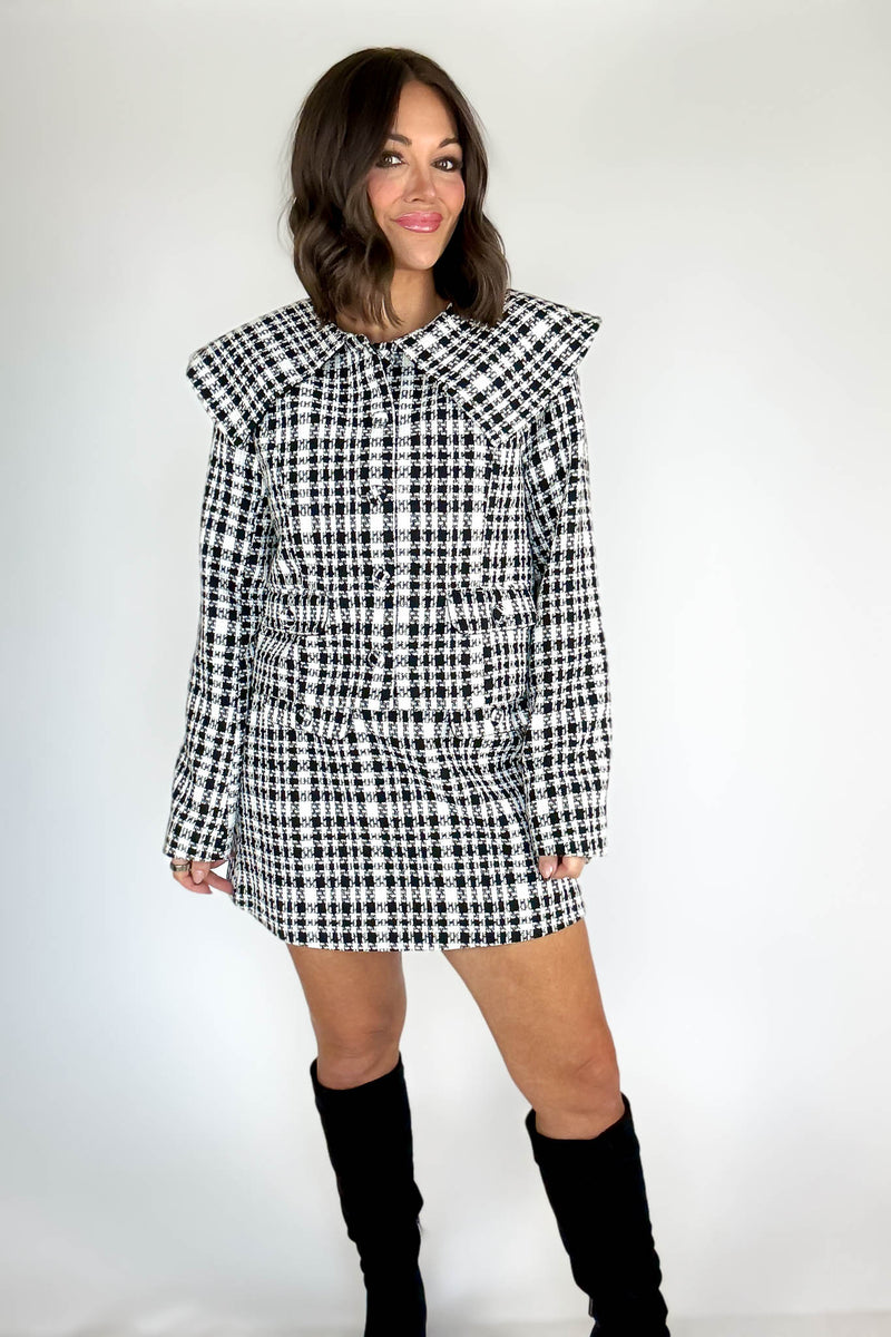 Mable Tweed Peter Pan Collar Jacket