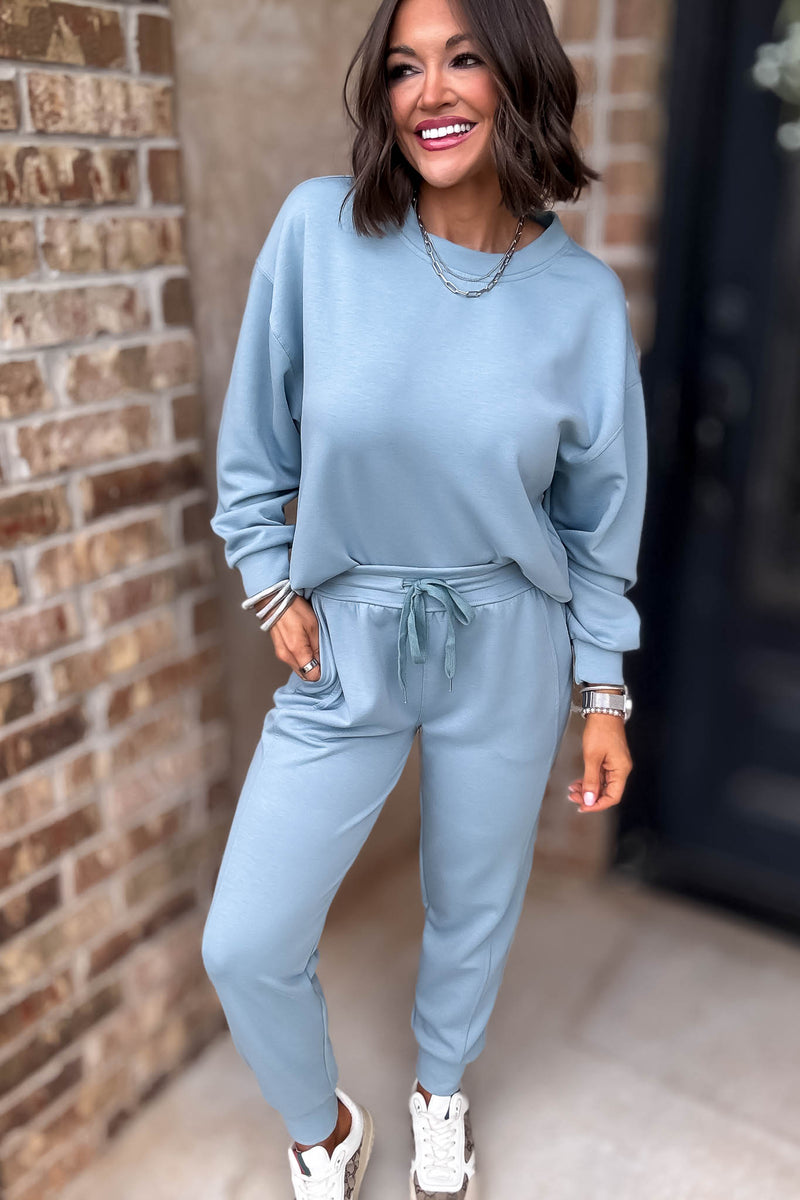 Scuba Blue Grey Jogger