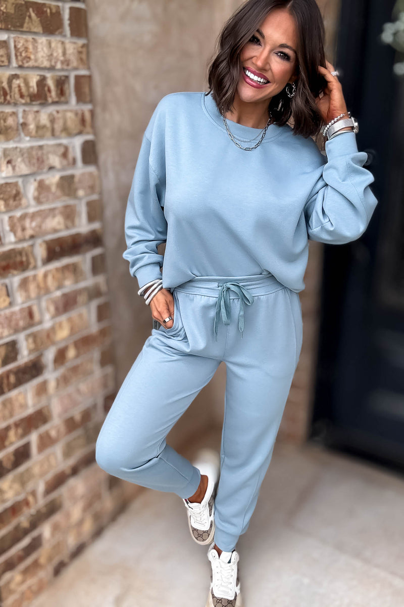 Scuba Blue Grey Jogger