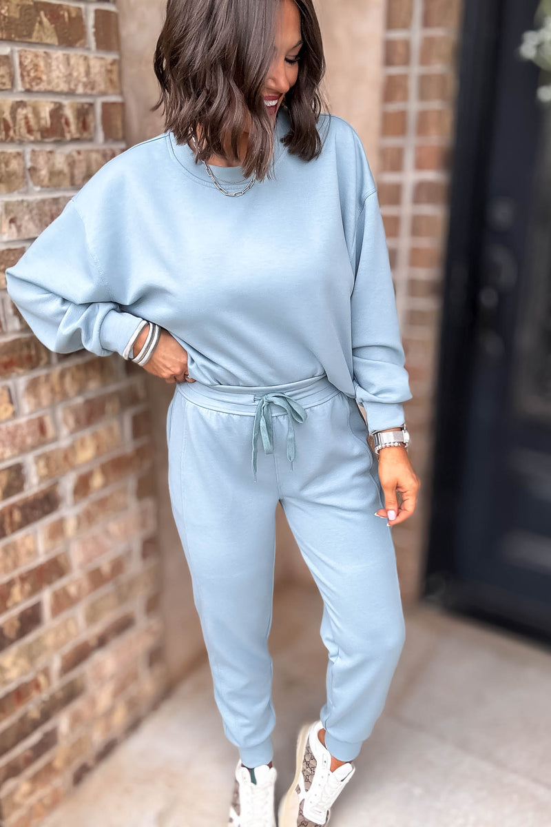 Scuba Blue Grey Jogger