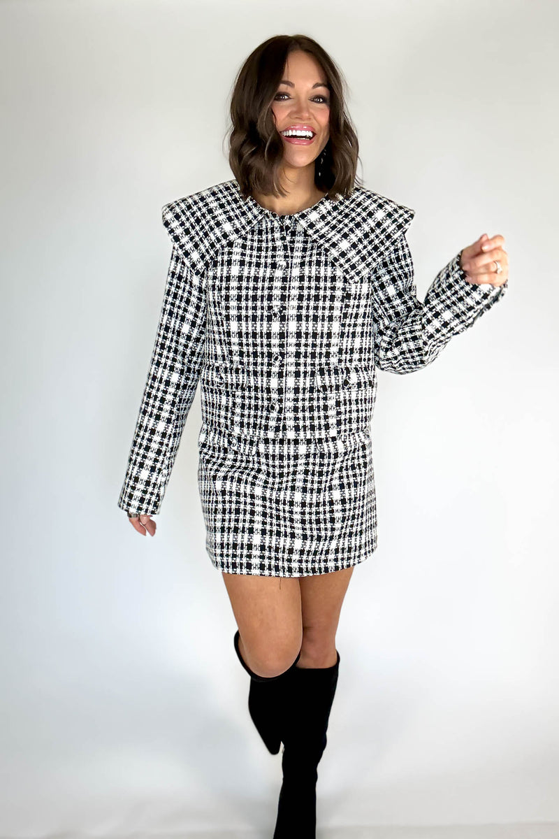 Mable Tweed Peter Pan Collar Jacket