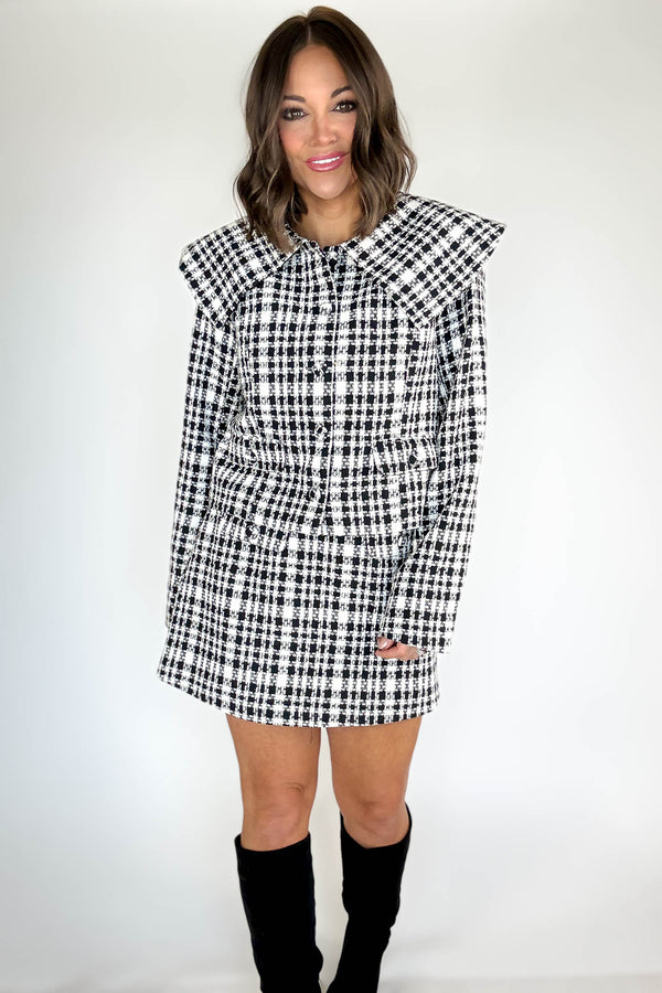 Mable Tweed Peter Pan Collar Jacket