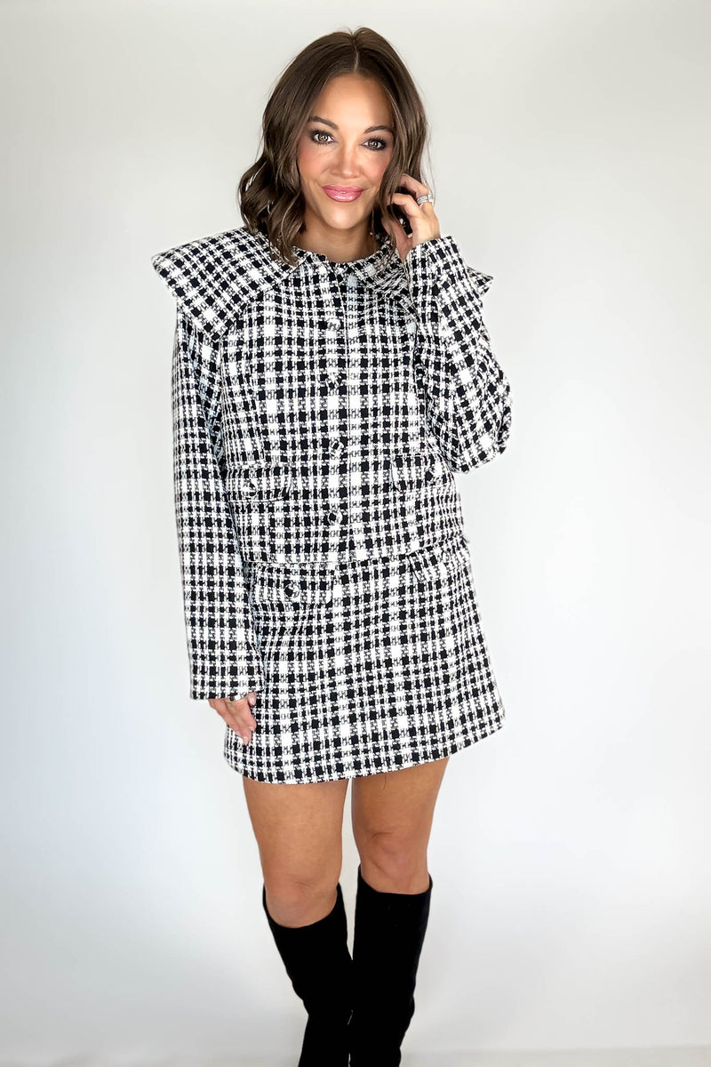 Mable Tweed Peter Pan Collar Jacket