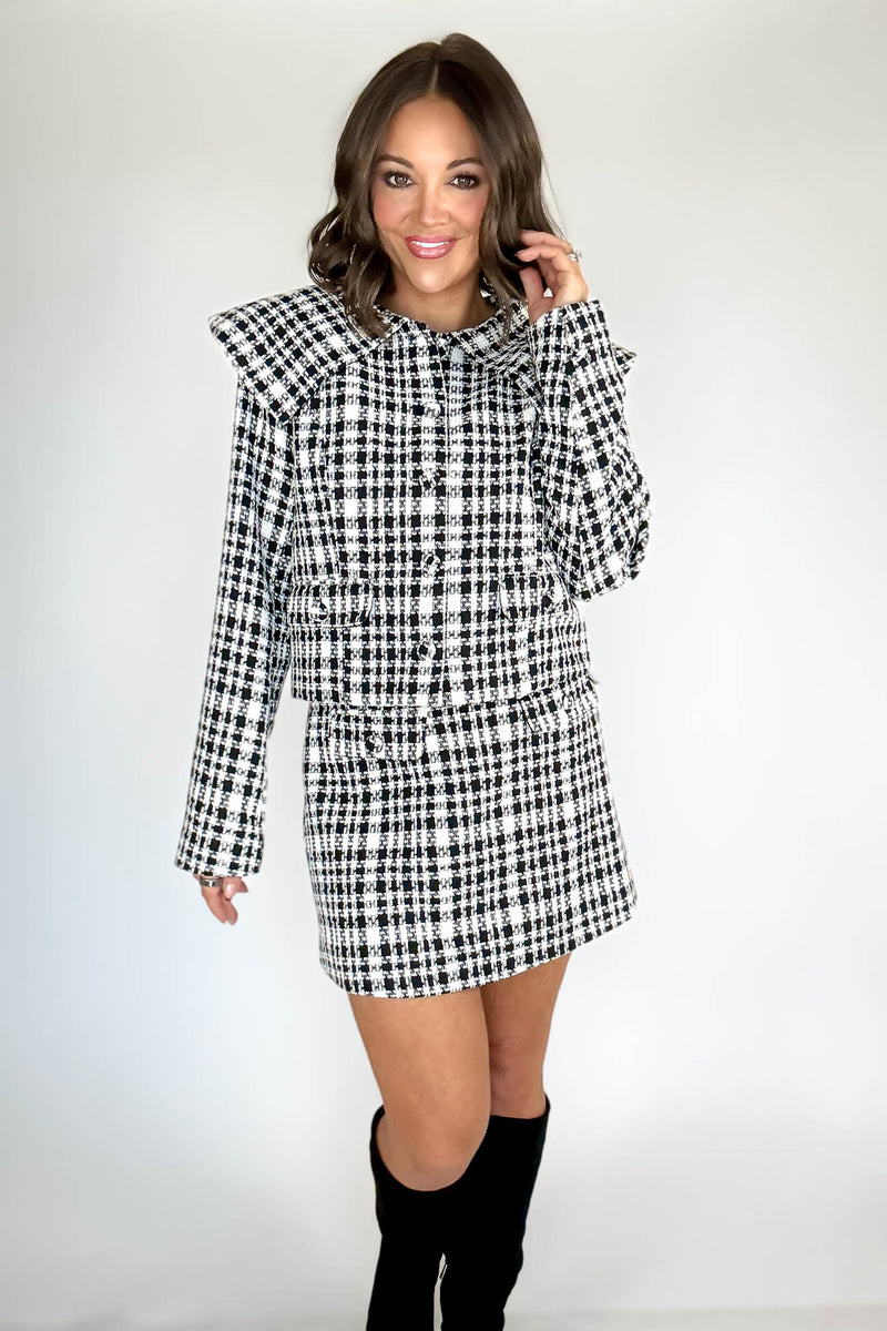 Mable Tweed Peter Pan Collar Jacket