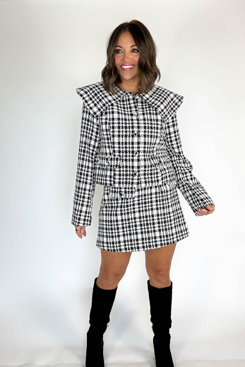 Mable Tweed Peter Pan Collar Jacket