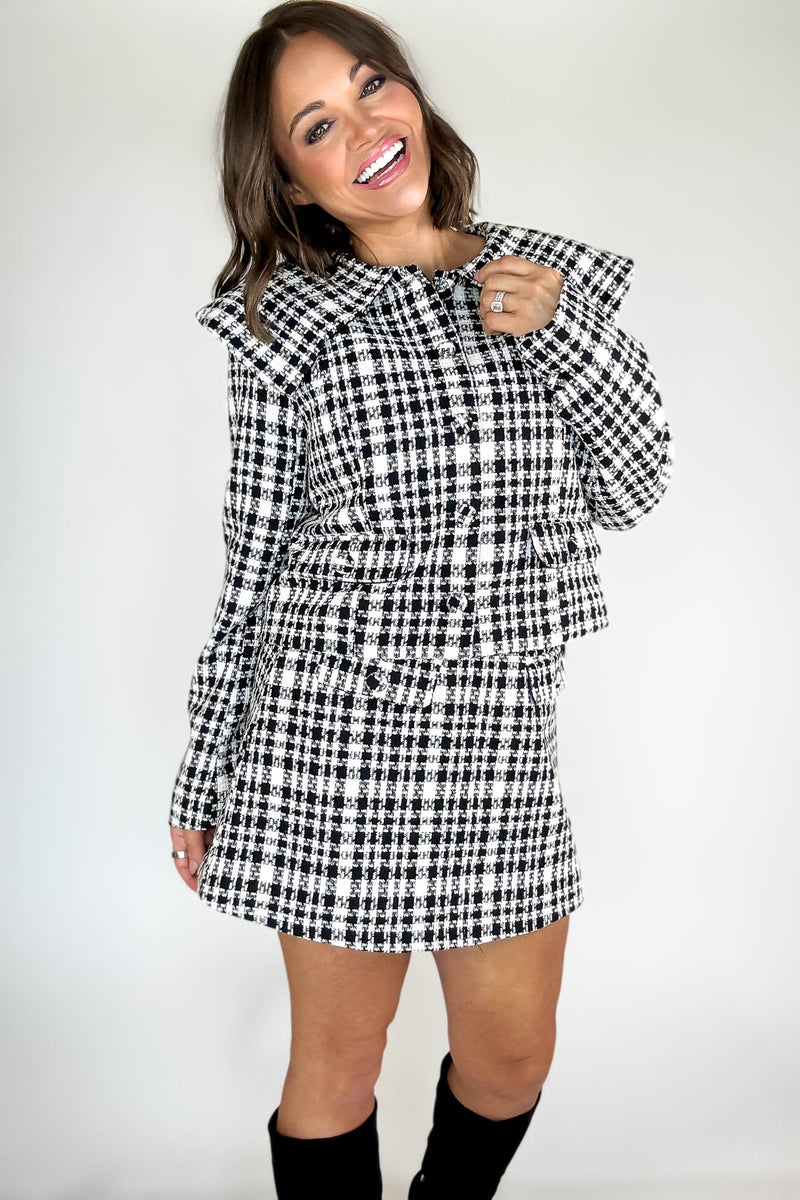 Mable Tweed Peter Pan Collar Jacket