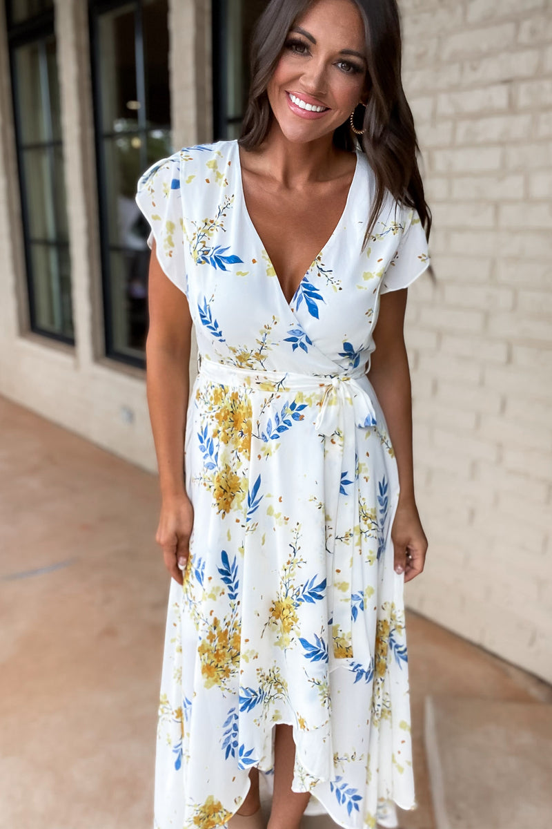 Feeling Like Sunshine Floral Maxi Dress