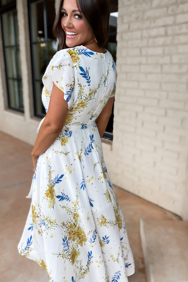 Feeling Like Sunshine Floral Maxi Dress