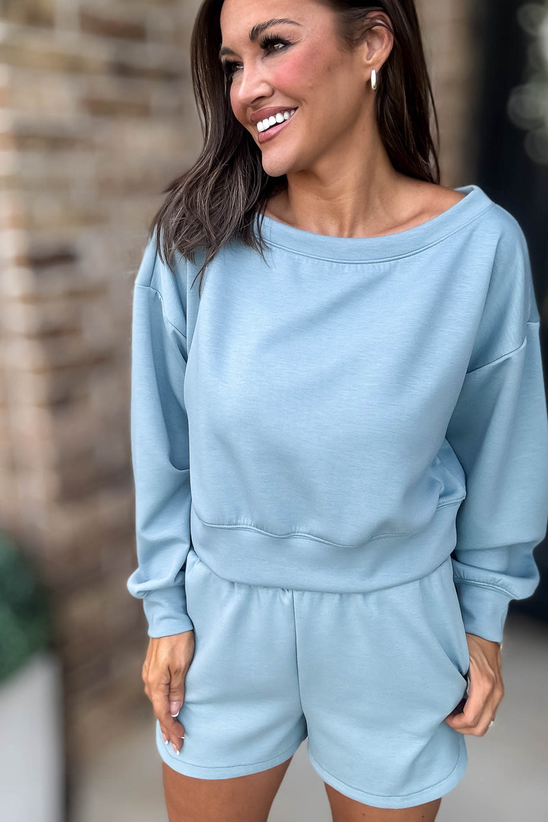 Zenana Blue Grey Scuba Set