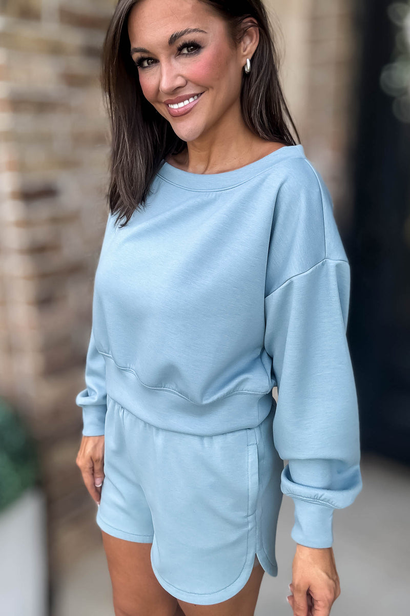 Zenana Blue Grey Scuba Set