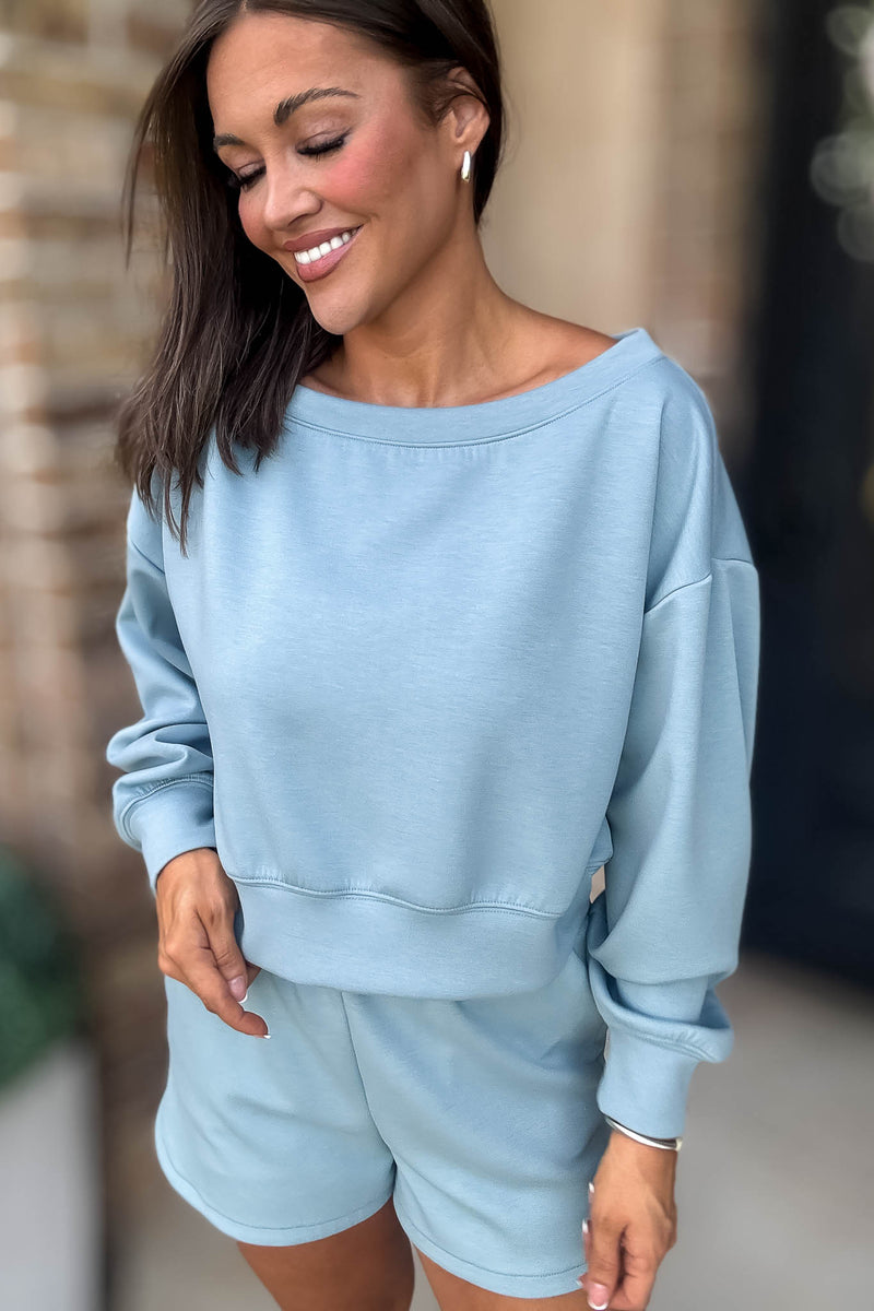 Zenana Blue Grey Scuba Set