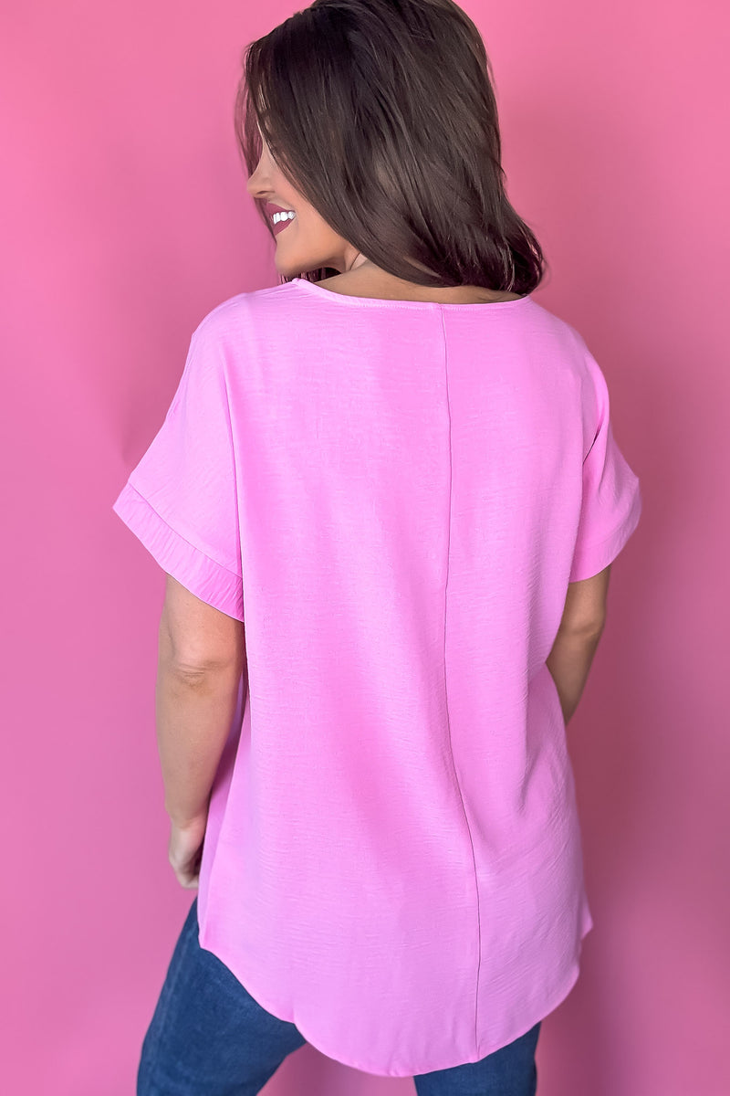 Expecting Fun Candy Pink Top