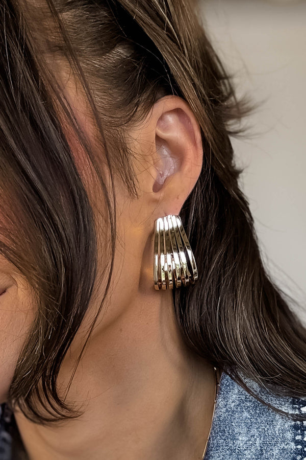 Attached Hoops Earrings