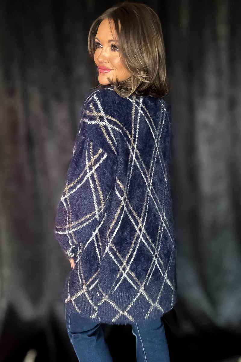 Wrap Me Up Navy Cardigan