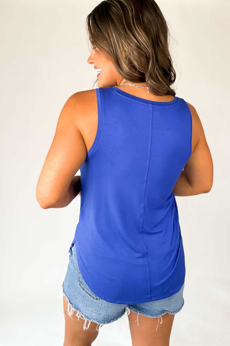 Call Me Yours Cobalt Super Soft Tank Top