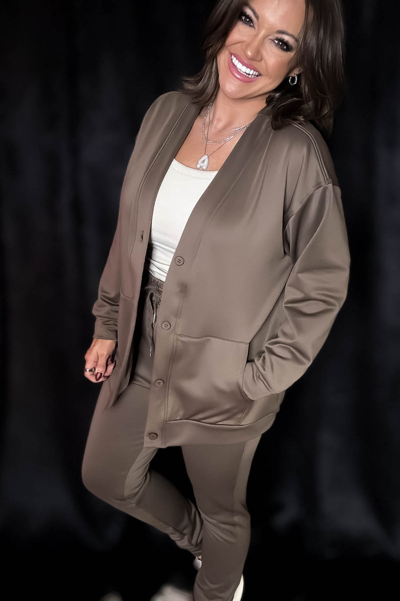 Elevated Java Button Down Cardigan