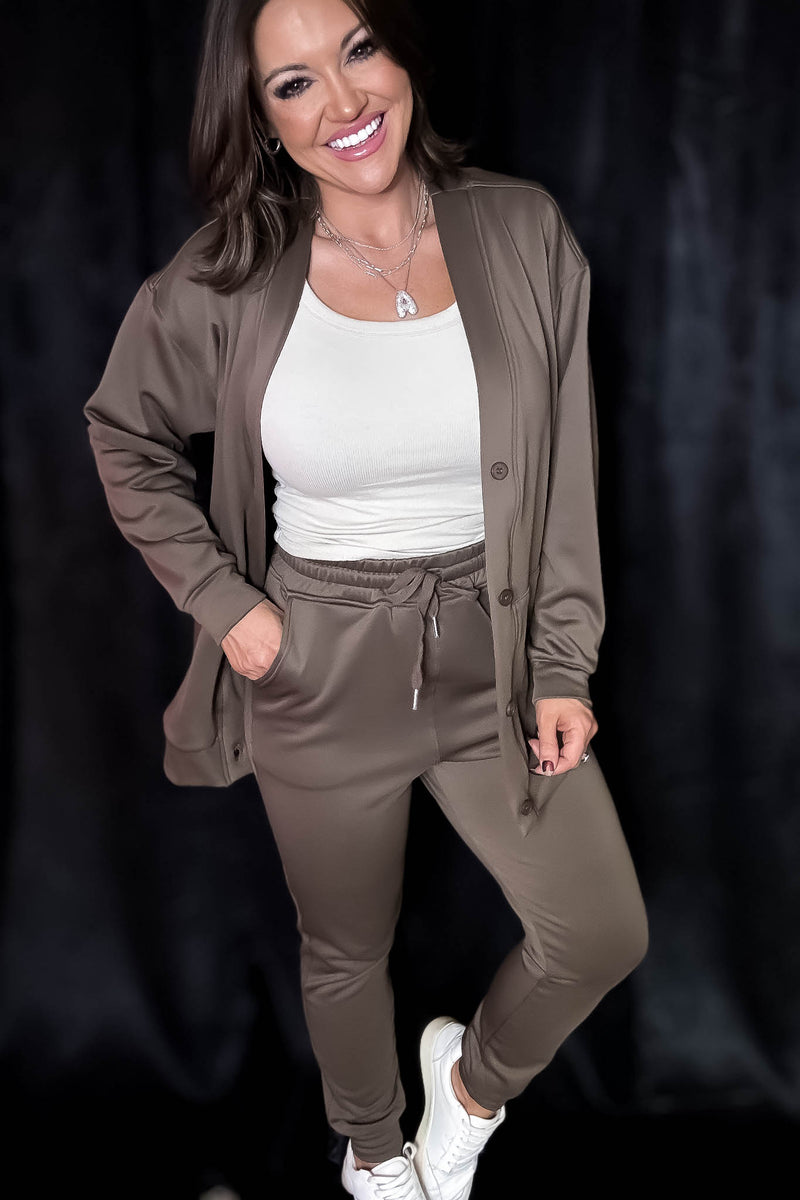 Elevated Java Button Down Cardigan