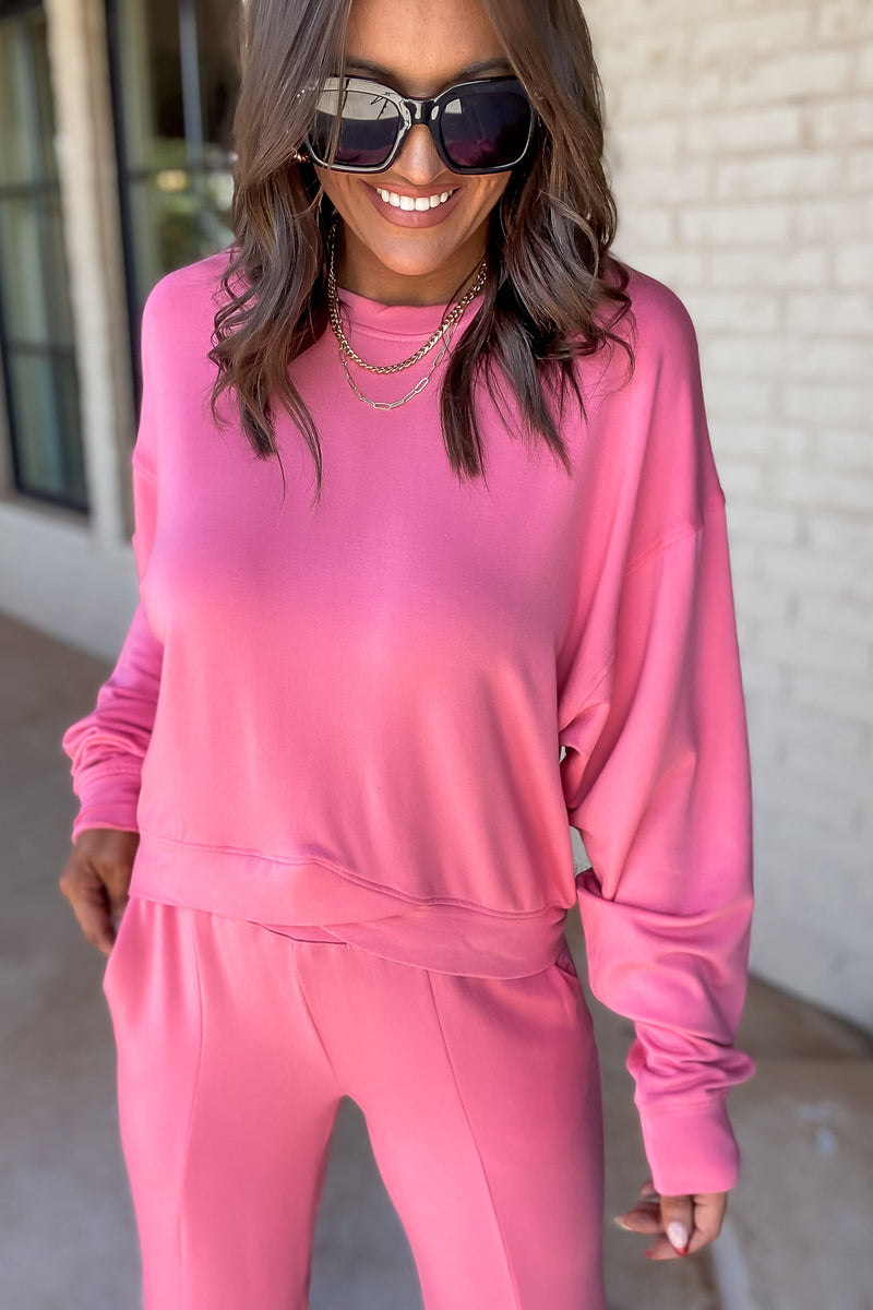 Skipper Sporty Pink Crewneck
