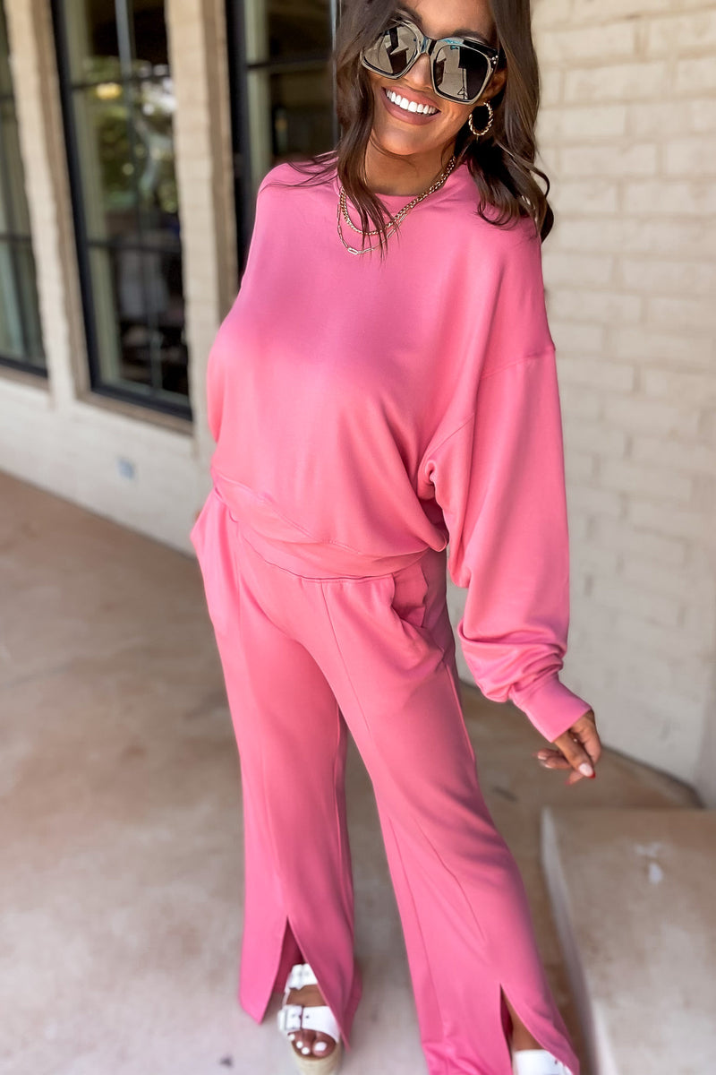 Skipper Sporty Pink Crewneck