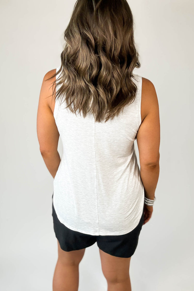 Call Me Yours Heather Gray Super Soft Tank Top