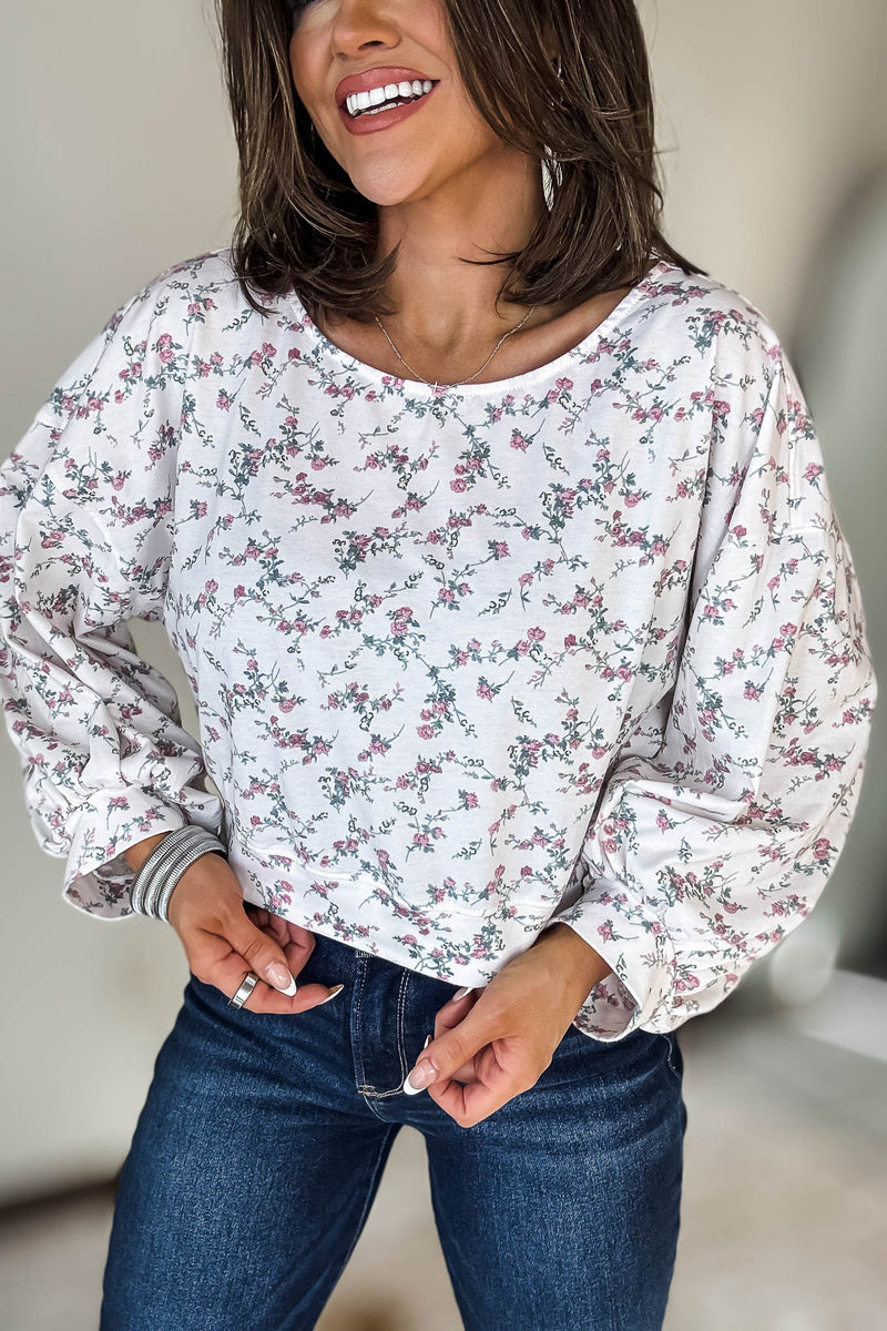 Floral Blush Top