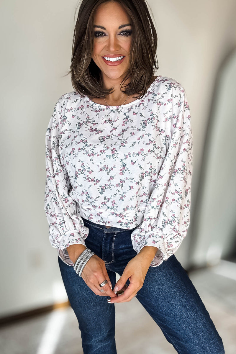 Floral Blush Top