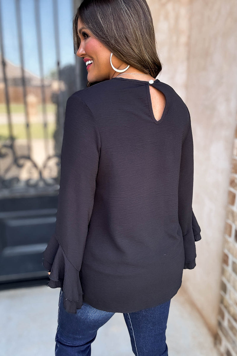Go With The Flow Black Top