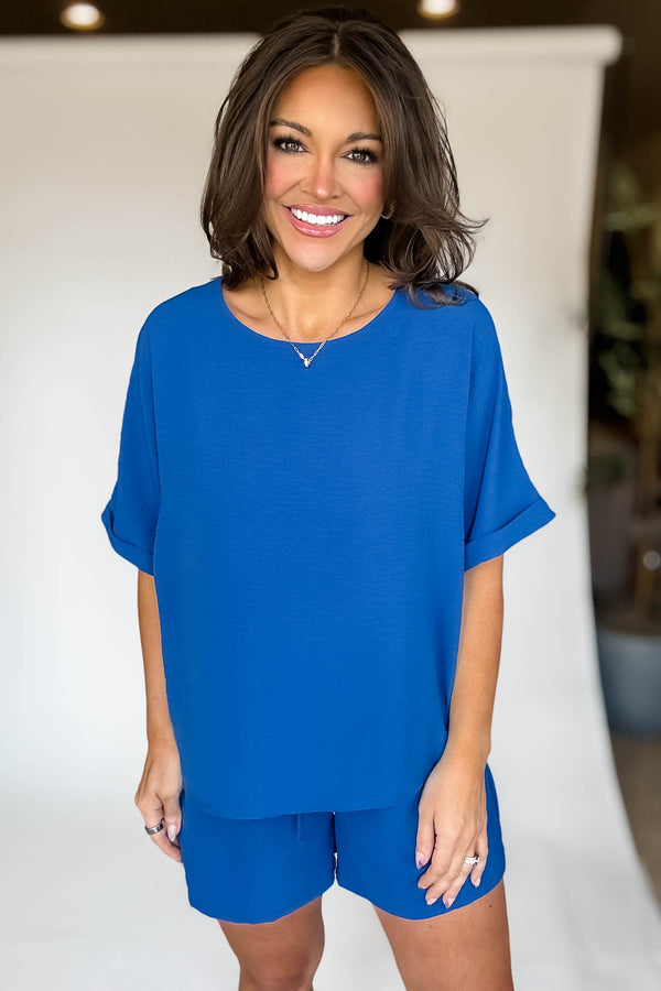 Sparrow Classic Blue Airflow Top