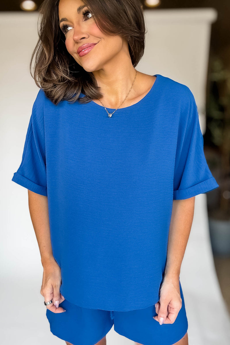 Sparrow Classic Blue Airflow Top