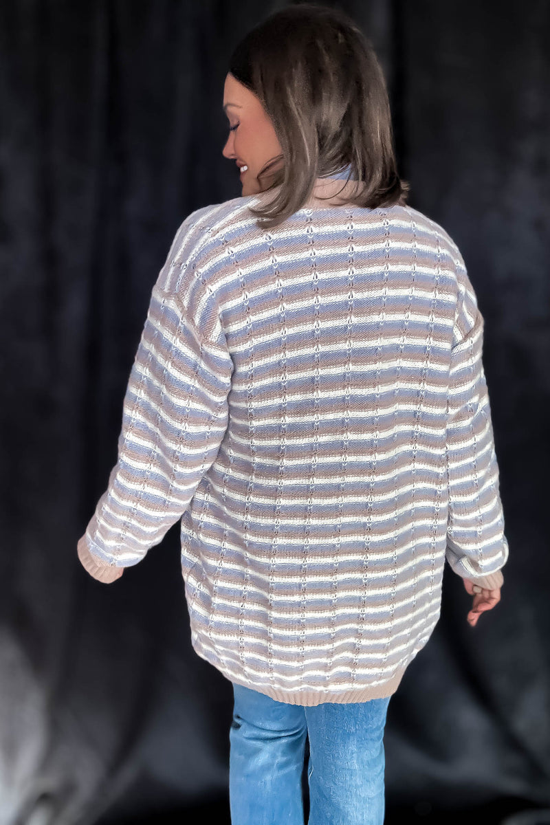 Striped Cozy Days Cardigan