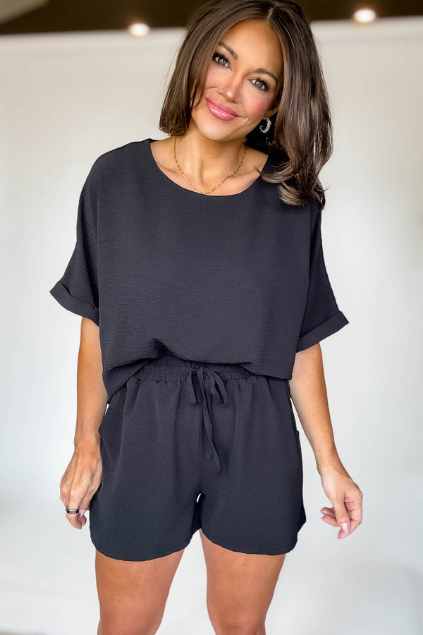 Sparrow Black Airflow Shorts