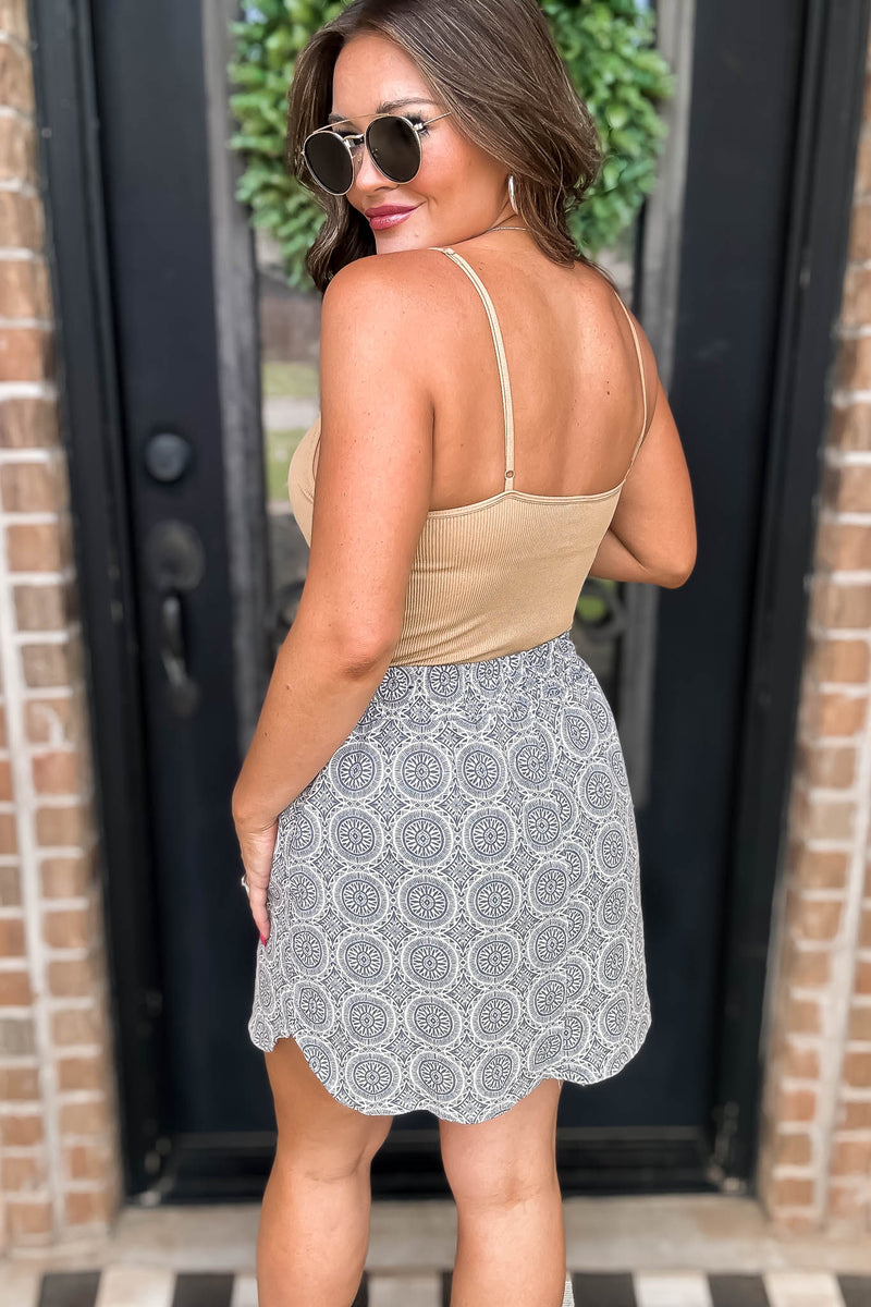 Ribbed Taupe Seamless Padded Shapewear Bodysuit
