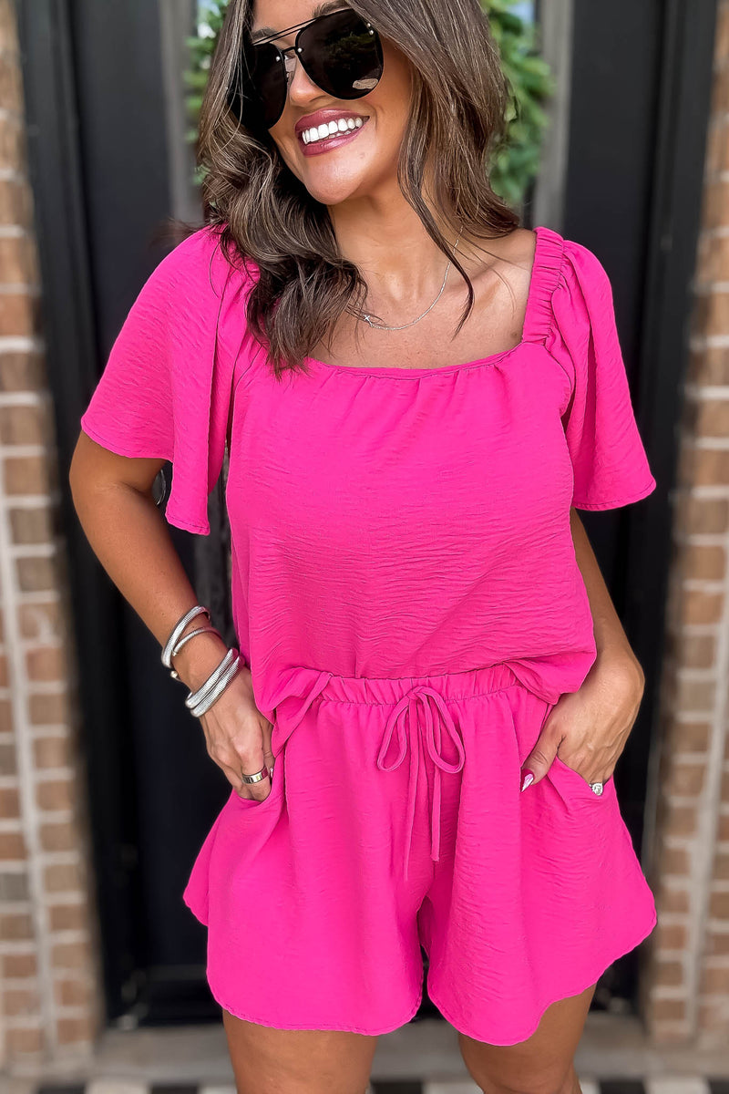 Get Obsessed Fuchsia Top