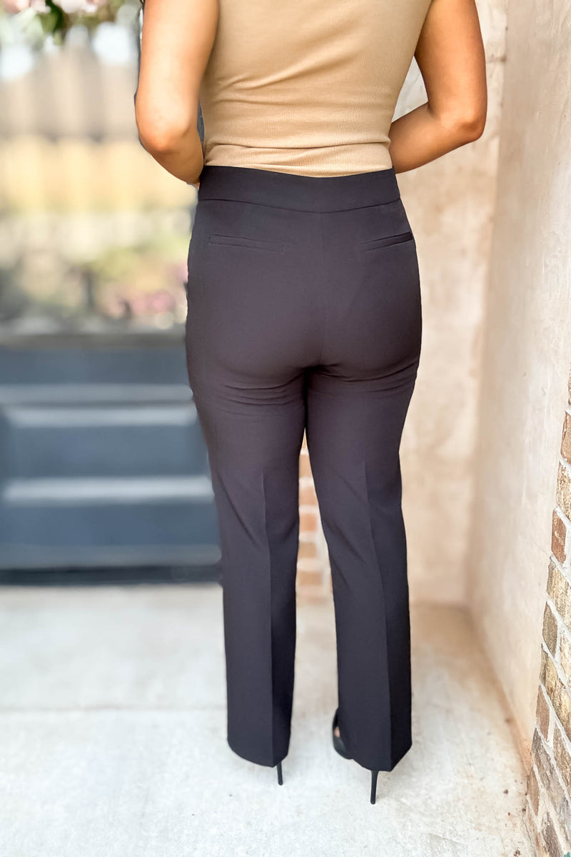 In Her Element Black High Waist Long Pants
