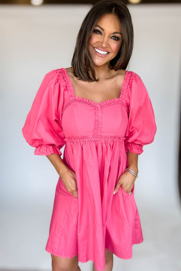 Pink Flutter Dress