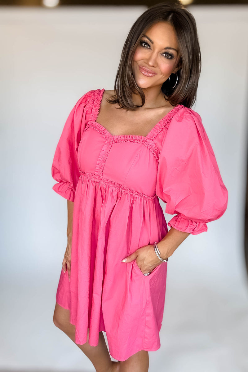 Pink Flutter Dress