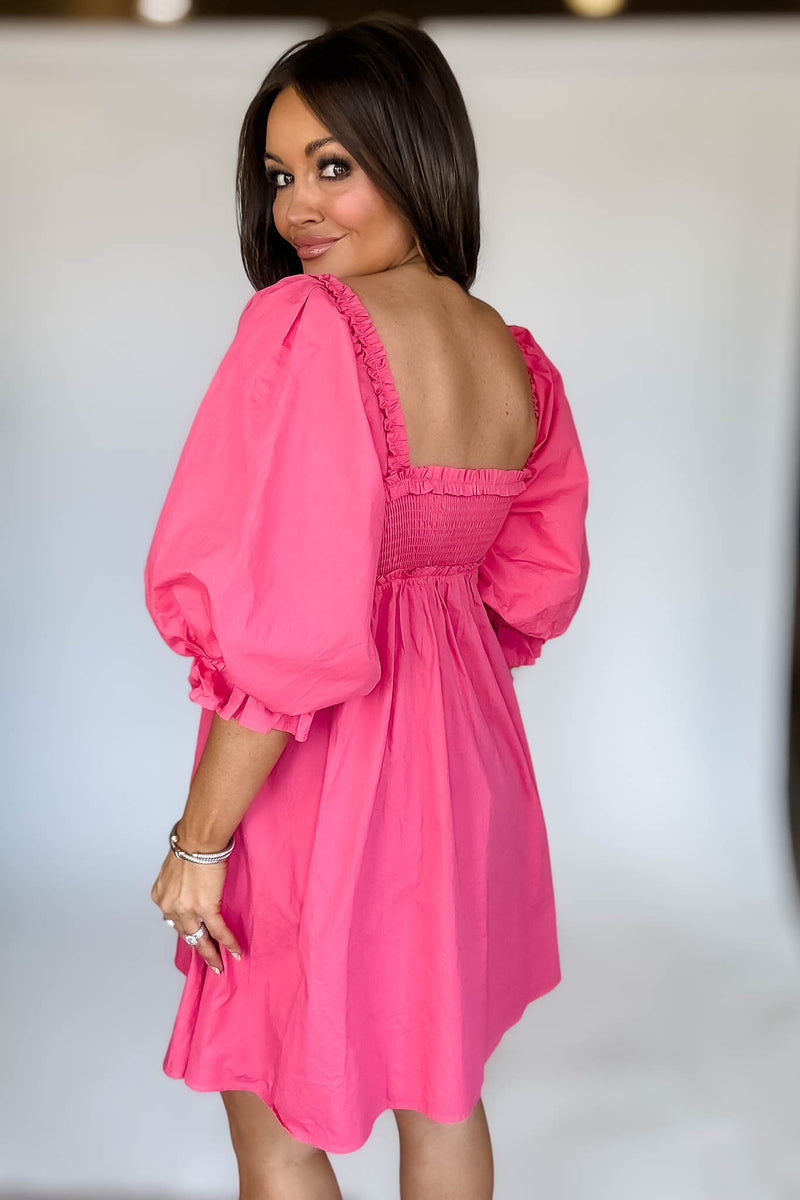 Pink Flutter Dress