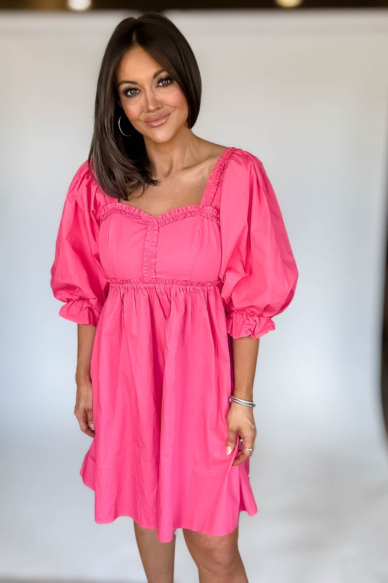 Pink Flutter Dress