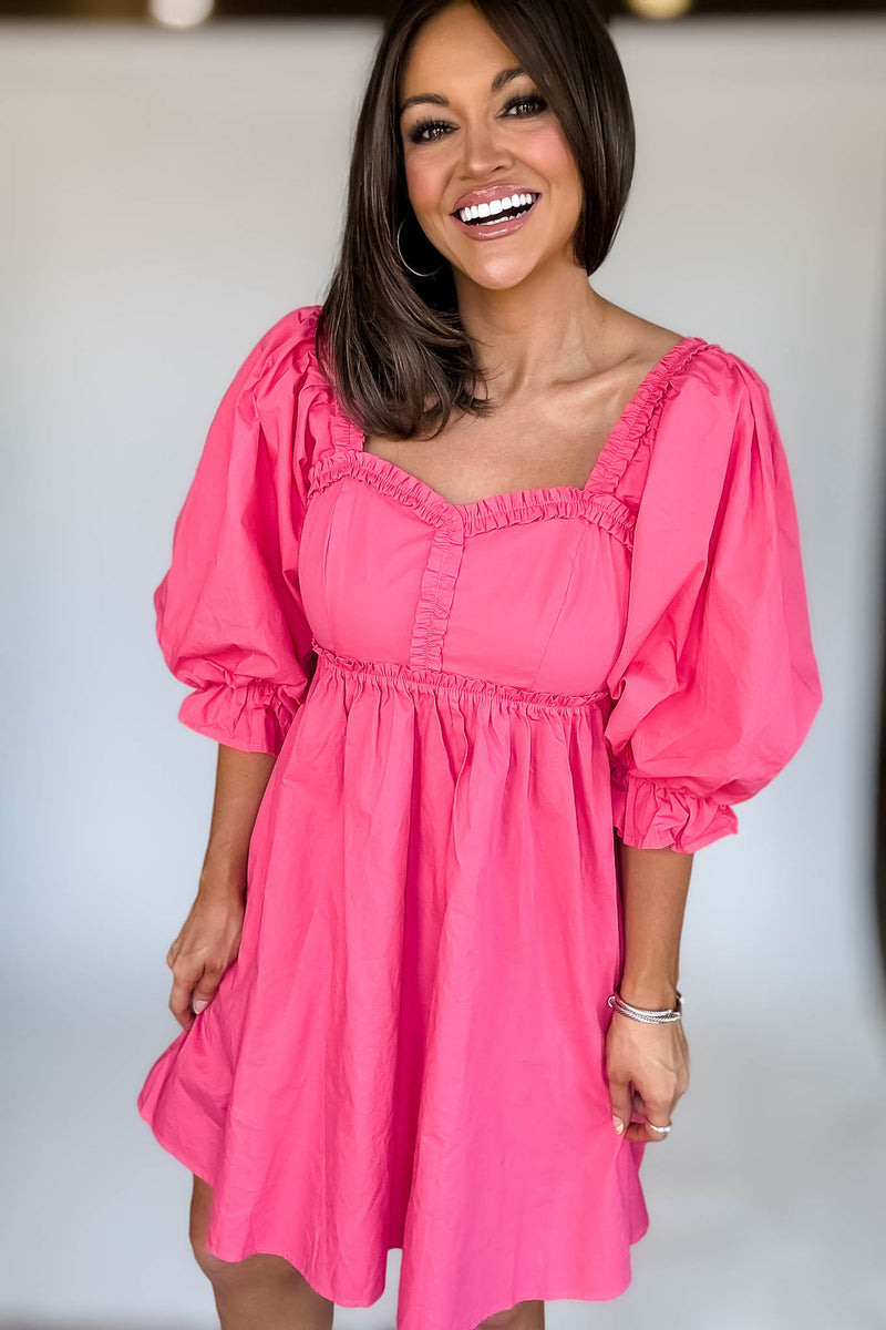 Pink Flutter Dress