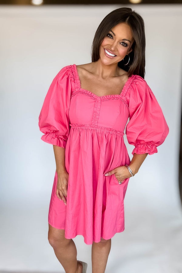 Pink Flutter Dress
