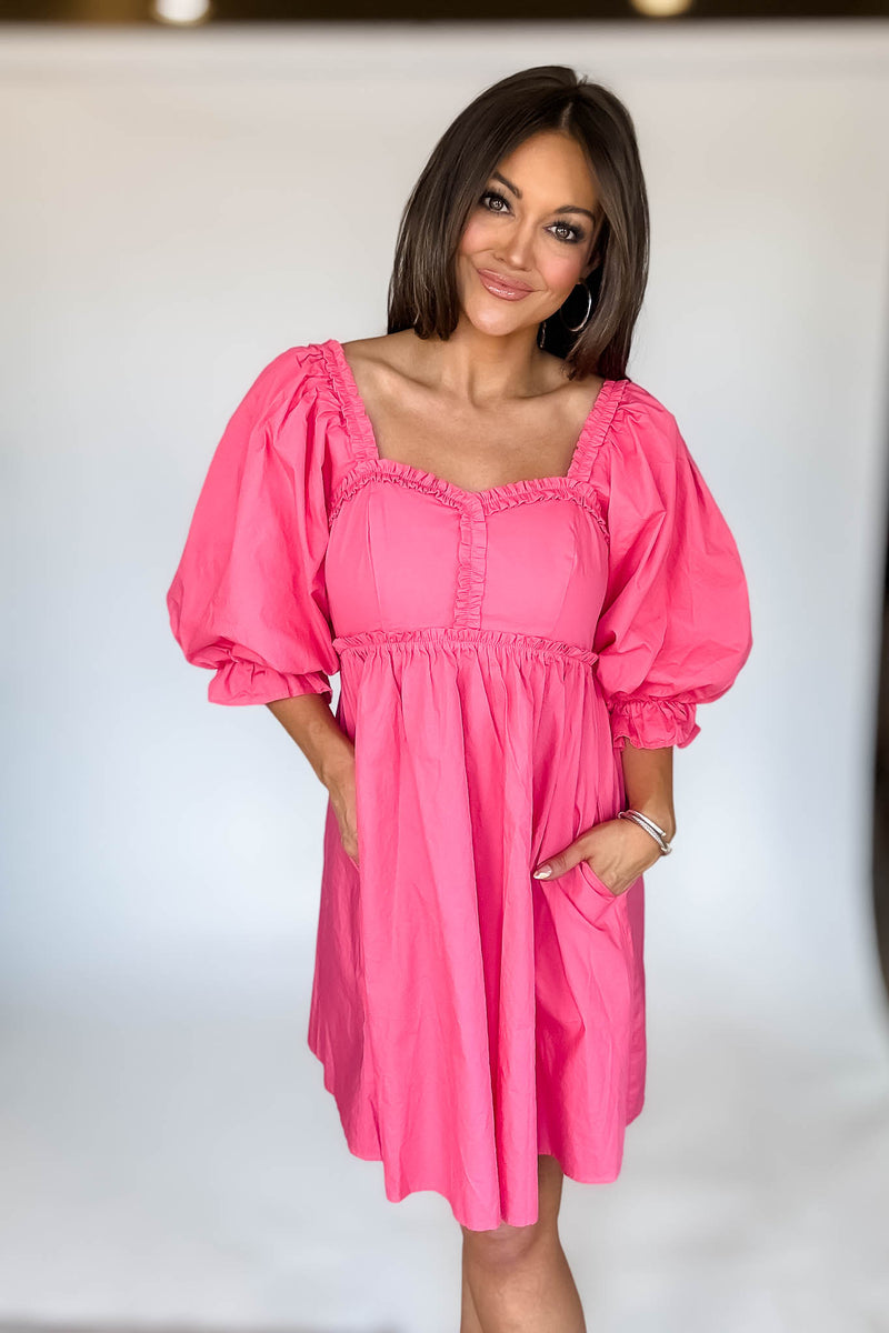 Pink Flutter Dress