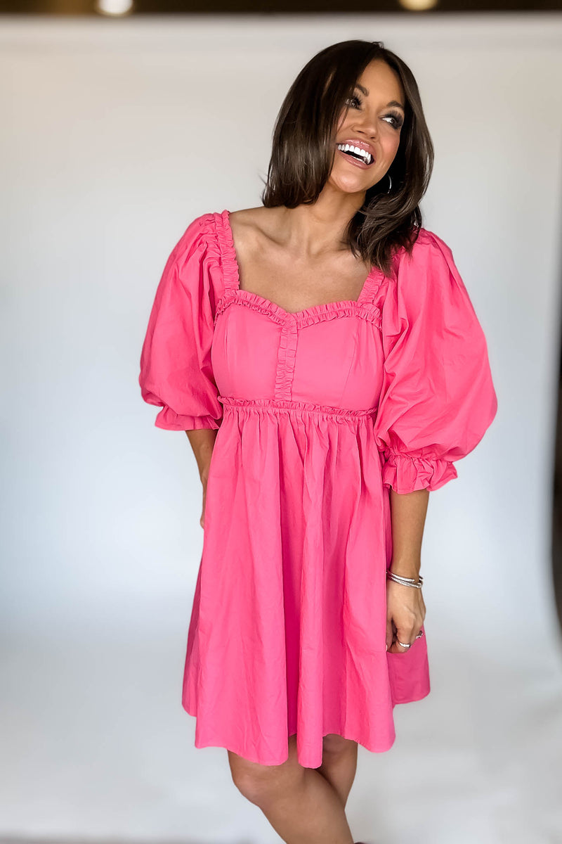Pink Flutter Dress