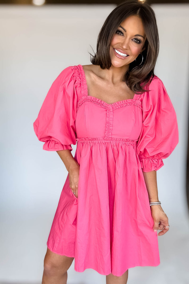 Pink Flutter Dress