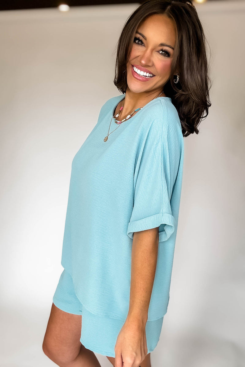Sparrow Dusty Teal Airflow Top