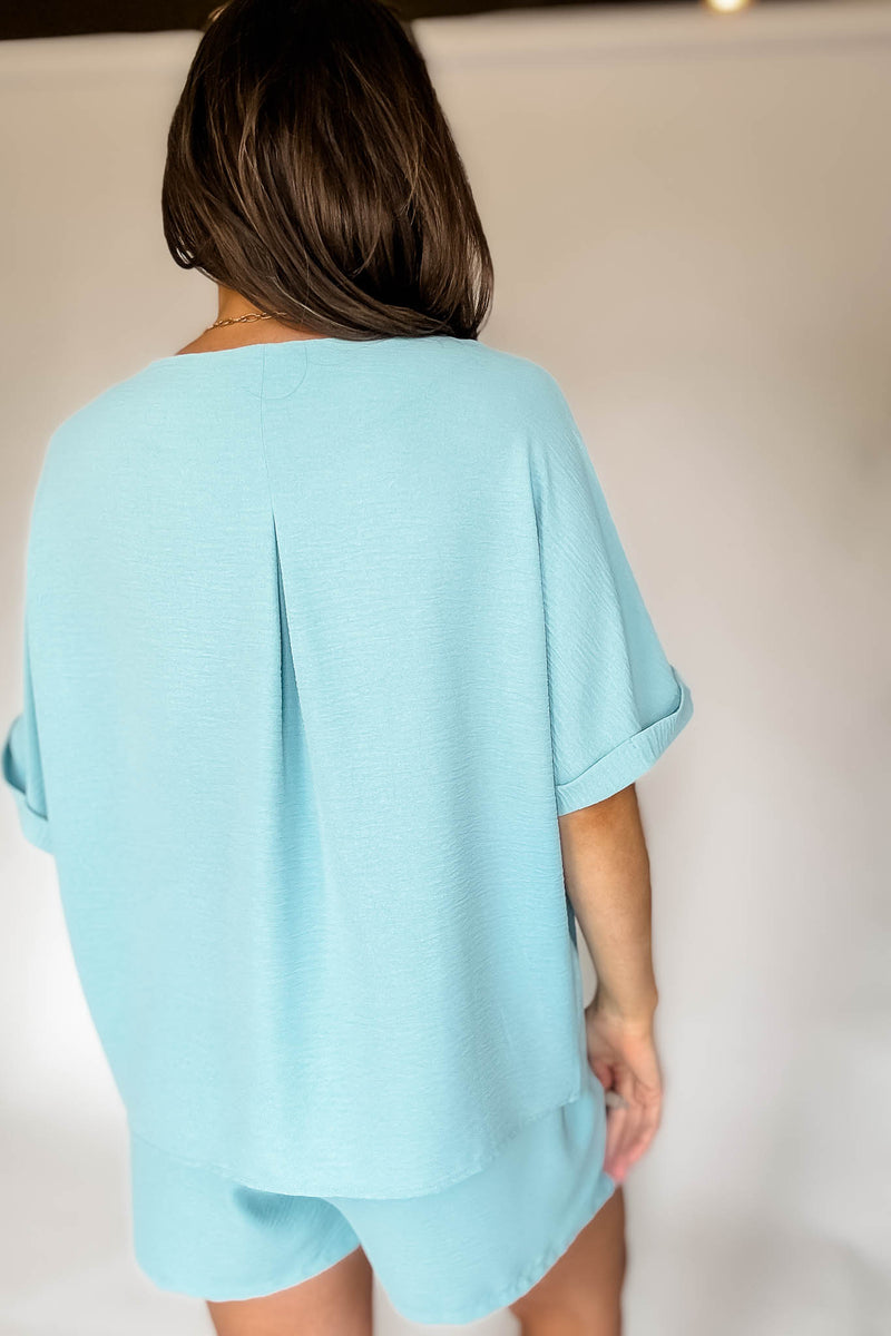 Sparrow Dusty Teal Airflow Top