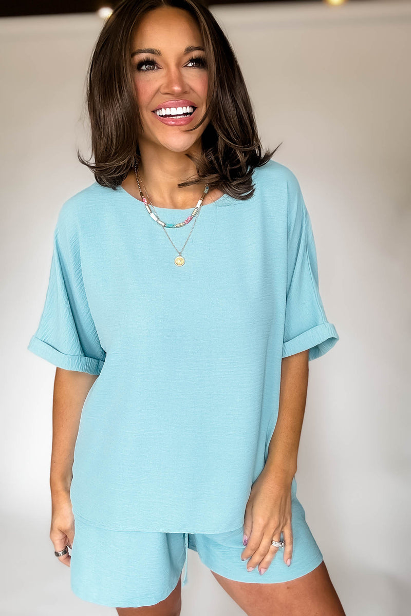 Sparrow Dusty Teal Airflow Top